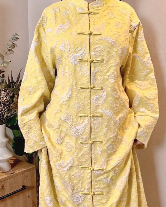 Abaya Sakura Jaune