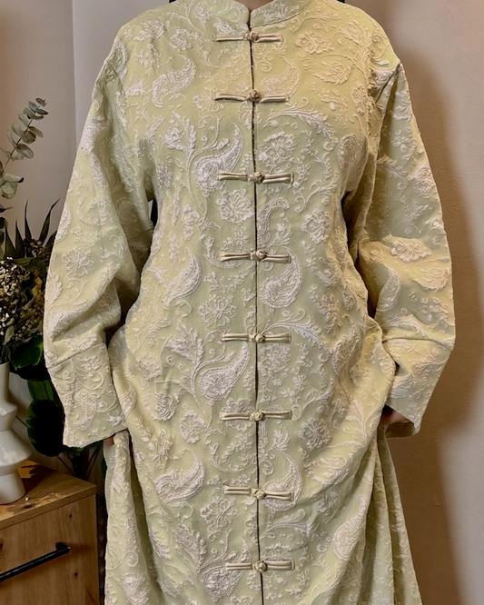 Abaya sakura Verte