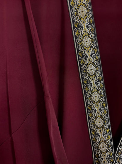 Kimono Royal Oriental Bordeaux