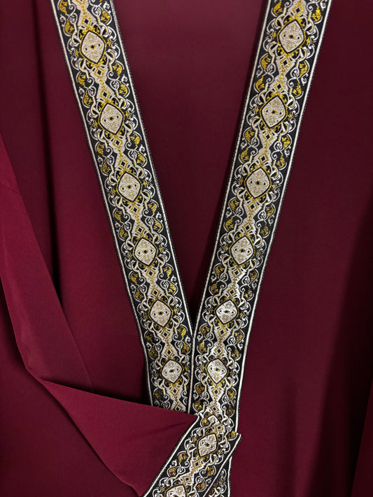 Kimono Royal Oriental Bordeaux