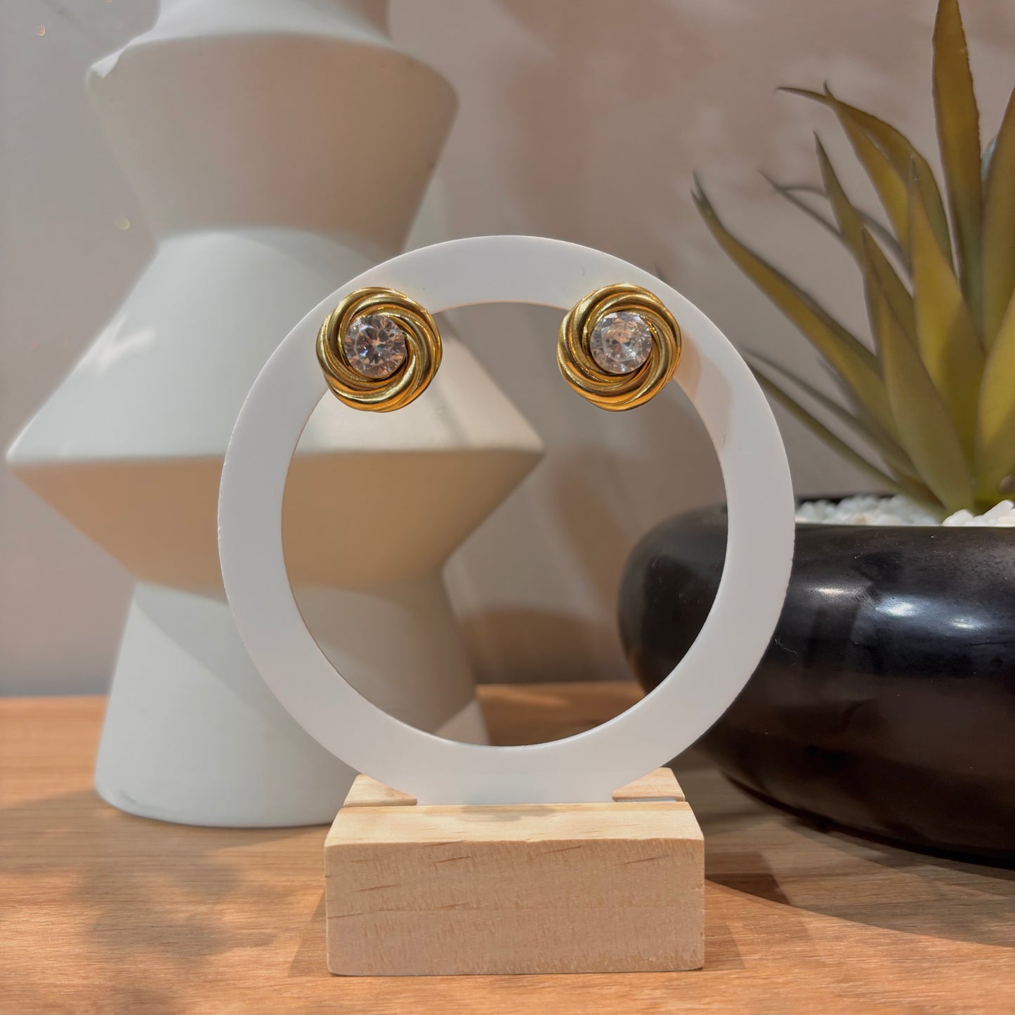 Boucle d'oreilles spirale