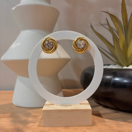 Boucle d'oreilles spirale