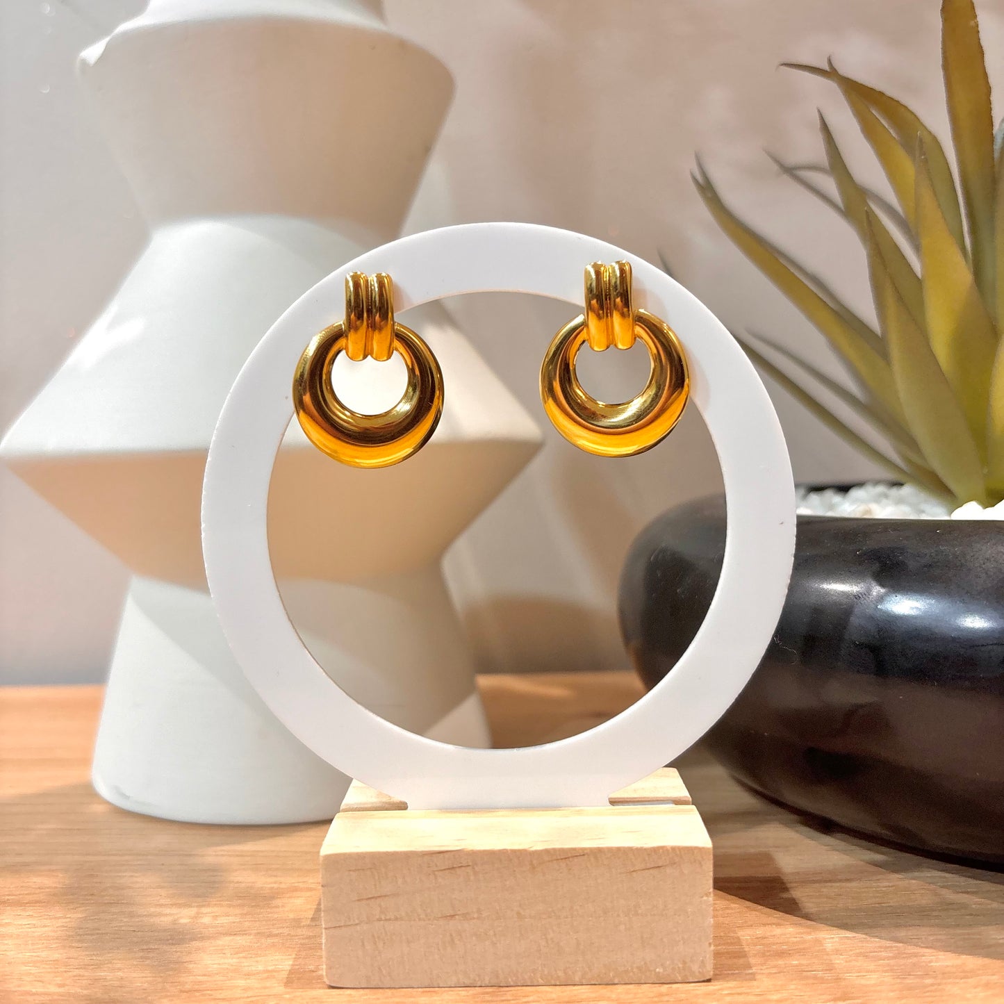 Boucle d'oreilles Pomme