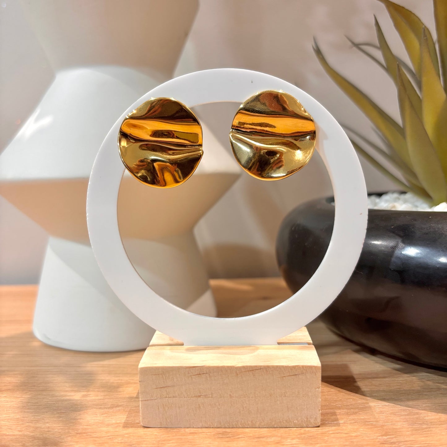 Boucle d'oreille monnaie